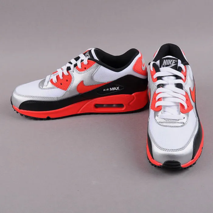 Nike Air Max 90 "White Light Crimson Black" GS