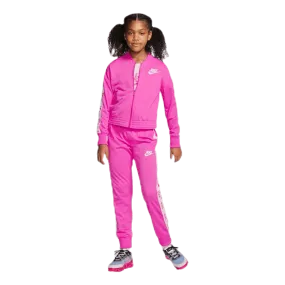 Nike Girls Tricot Essential Tracksuit Pink