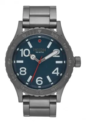 Nixon The 46 All Gunmetal/Dark Blue A916234000