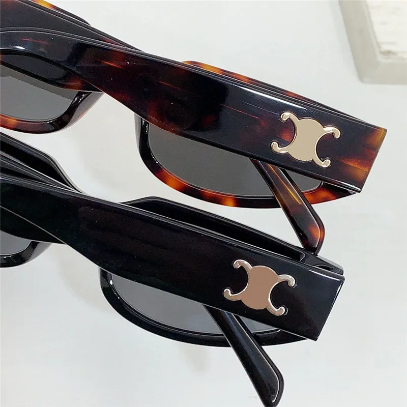 Nuevas gafas de sol de diseño de moda 40269n marco de tablones de ojo de gato pequeño forma simple estilo de calle moderno al ai