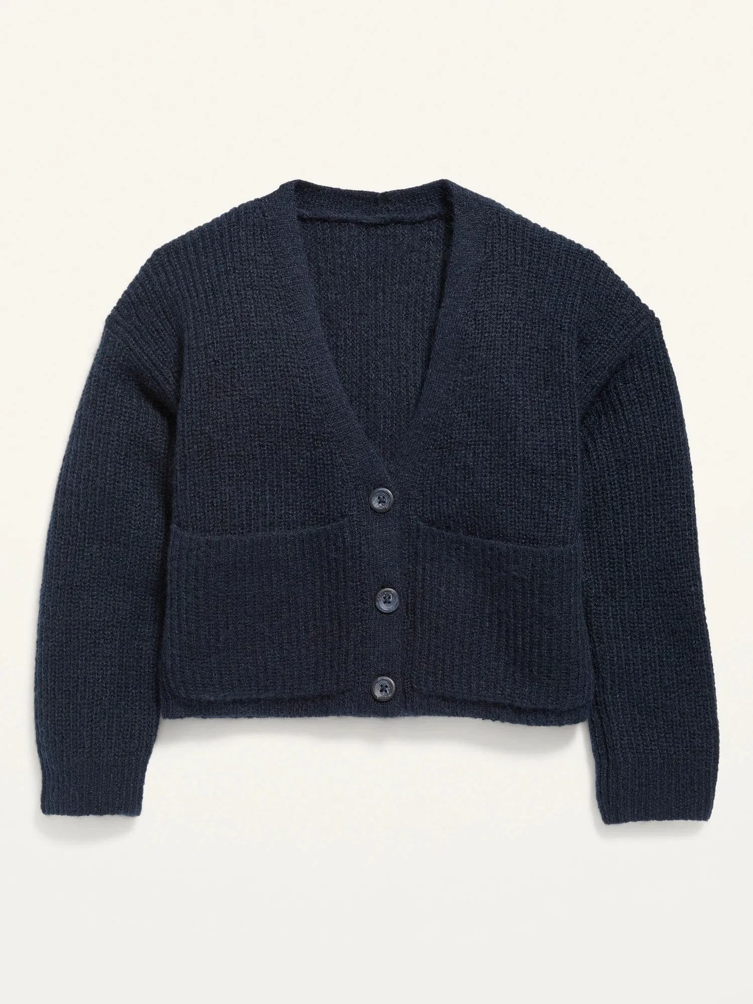 OLD NAVY Chaleco Old Navy Cardigan Recortado Girls Azul