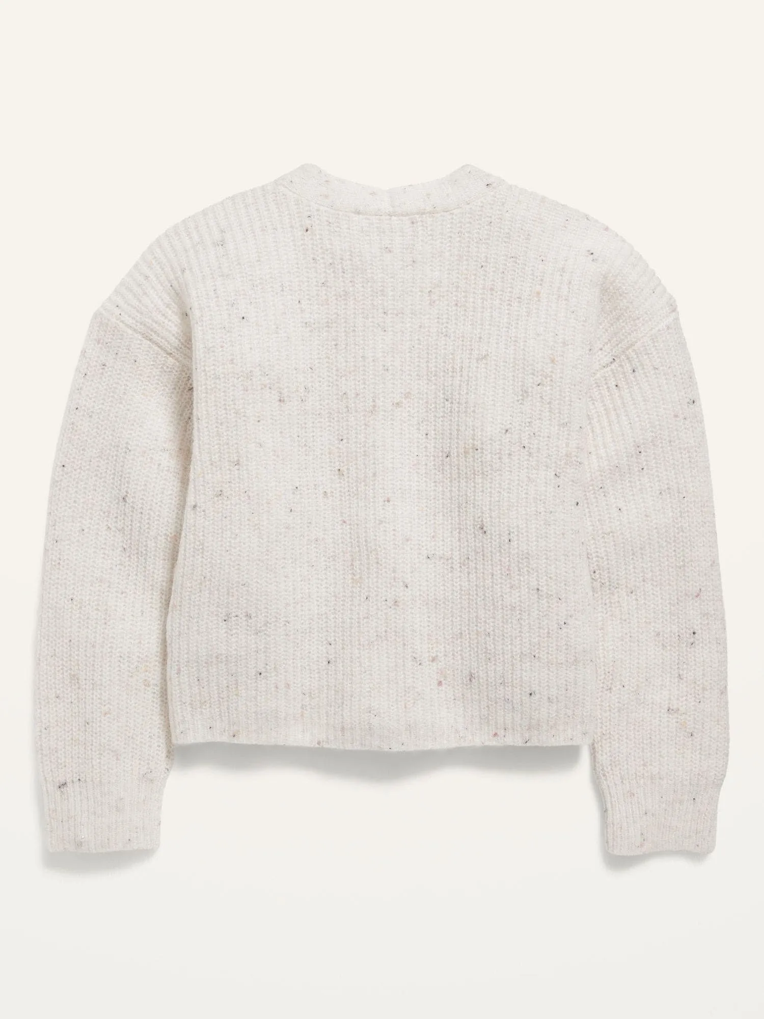 OLD NAVY Chaleco Old Navy Cardigan Recortado Girls Blanco