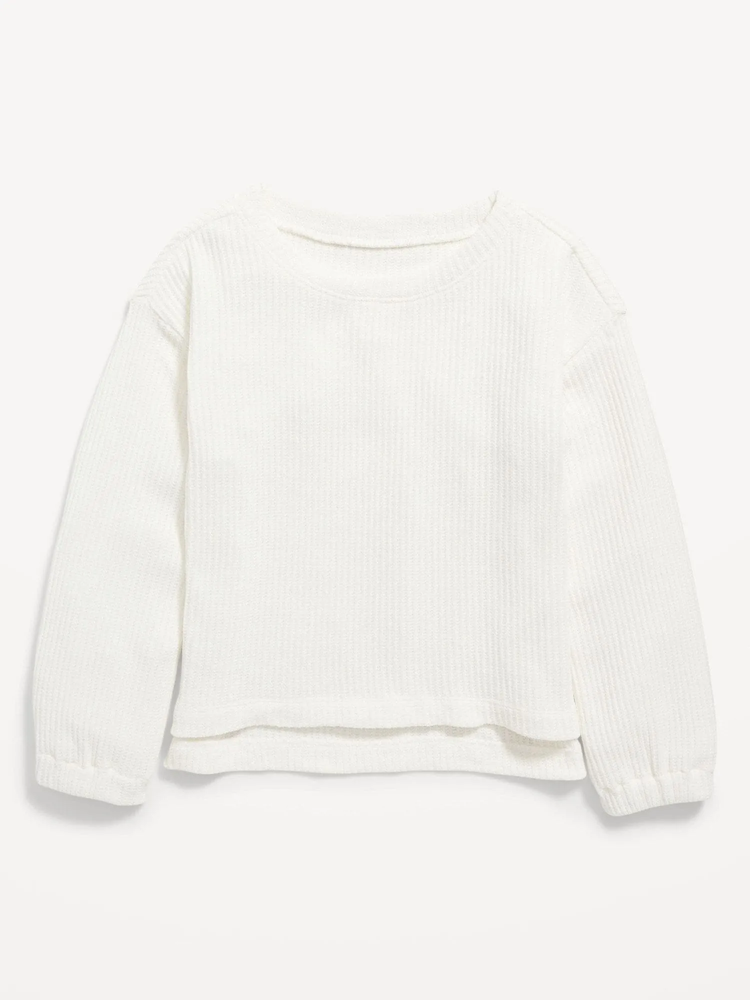 OLD NAVY Chaleco Old Navy Chennille Girls Blanco