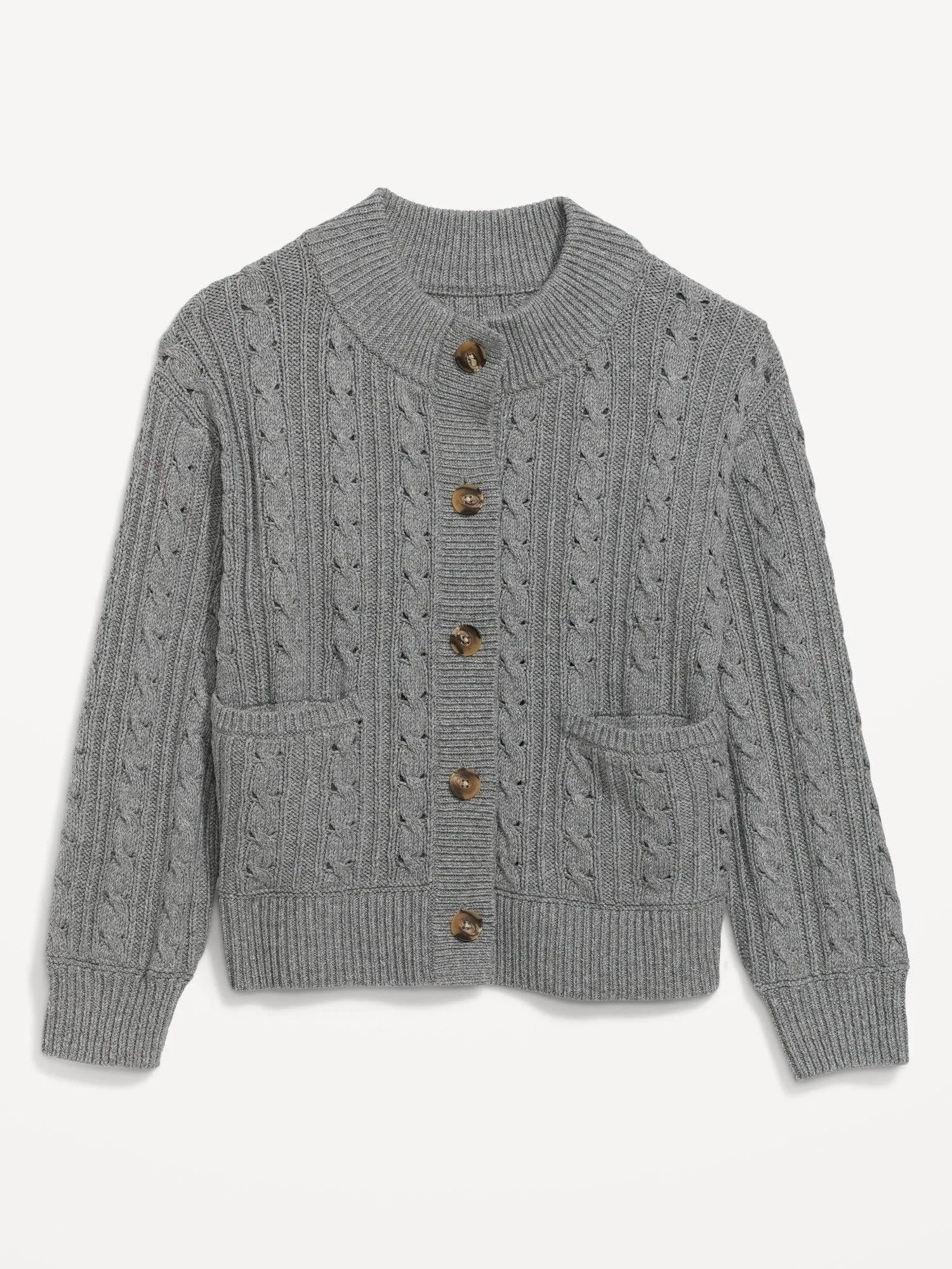 OLD NAVY Chaleco Old NavyCardigan Mujer Gris