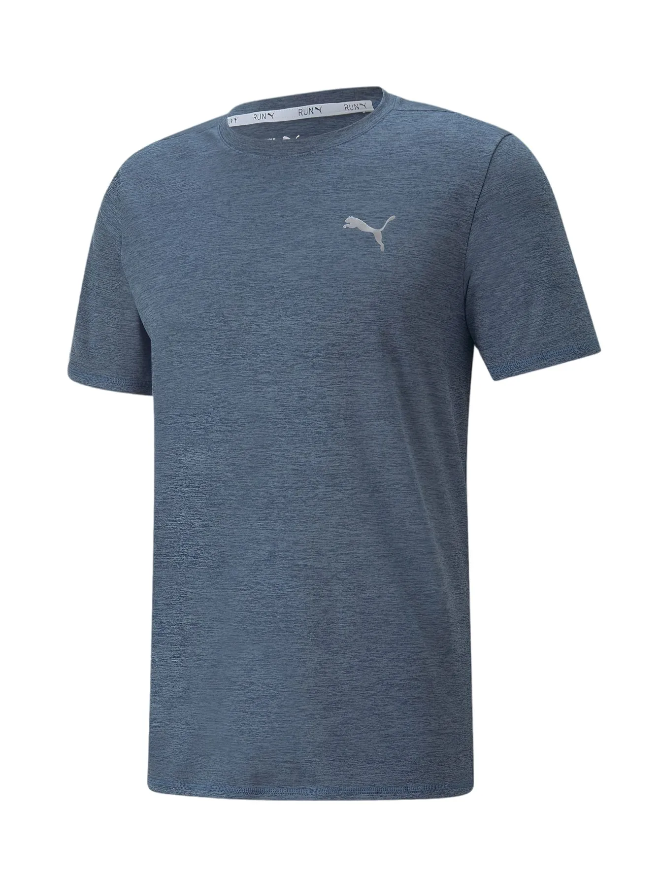 Playera Puma Run Favorite Azul Para Hombre