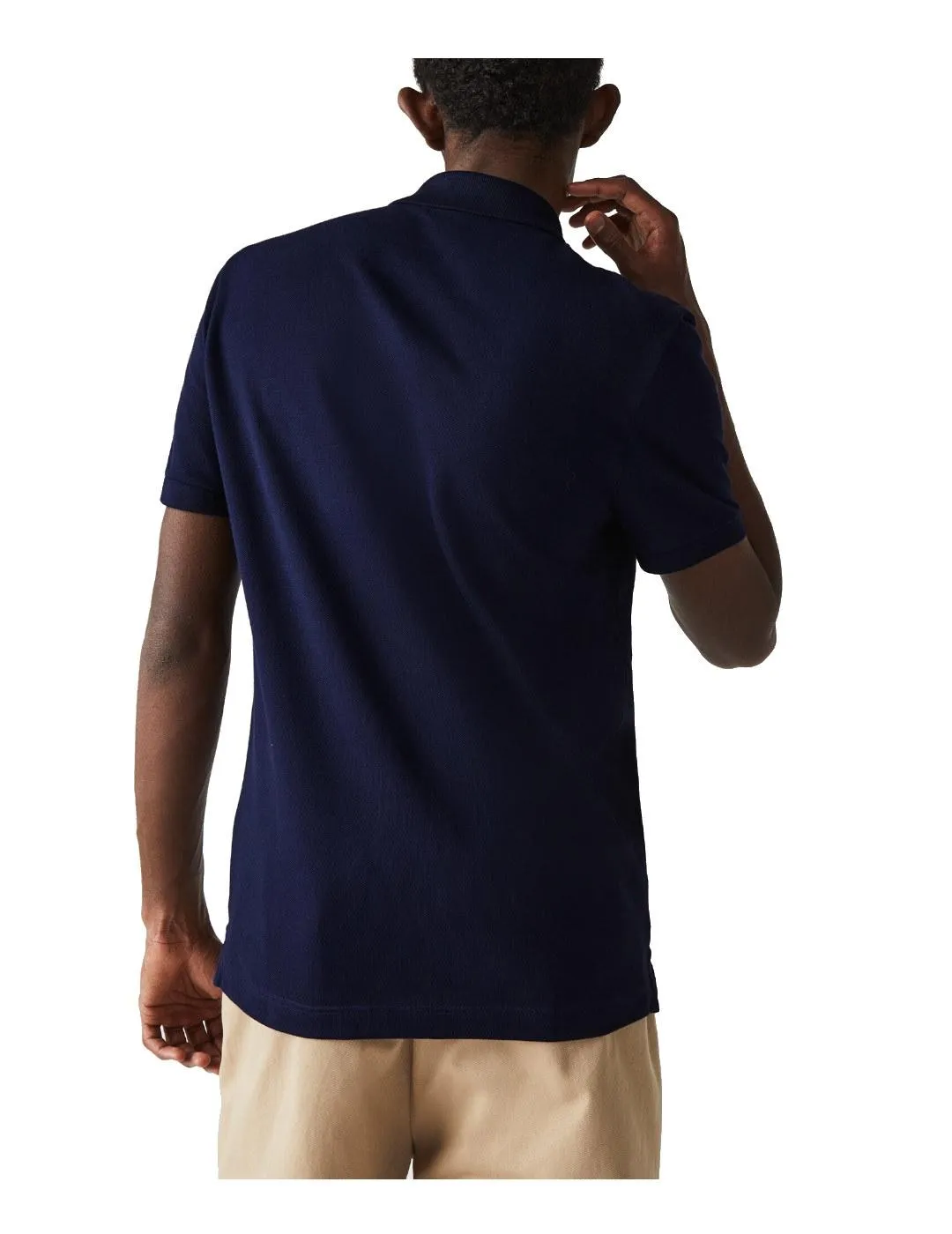 Polo azul marino slim fit Lacoste