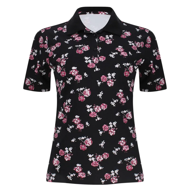 Polo Estampada Rosas