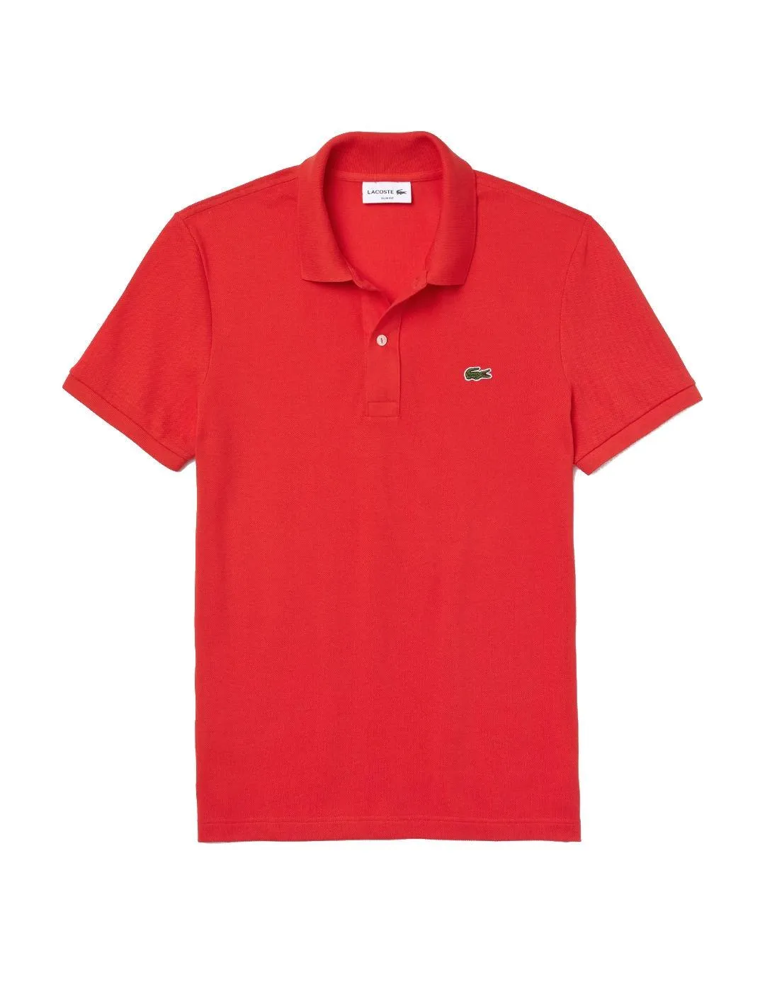 Polo slim fit rojo Lacoste