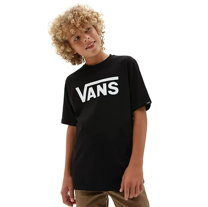 Polo Vans Classic Boys Black/White (8-14 aos)