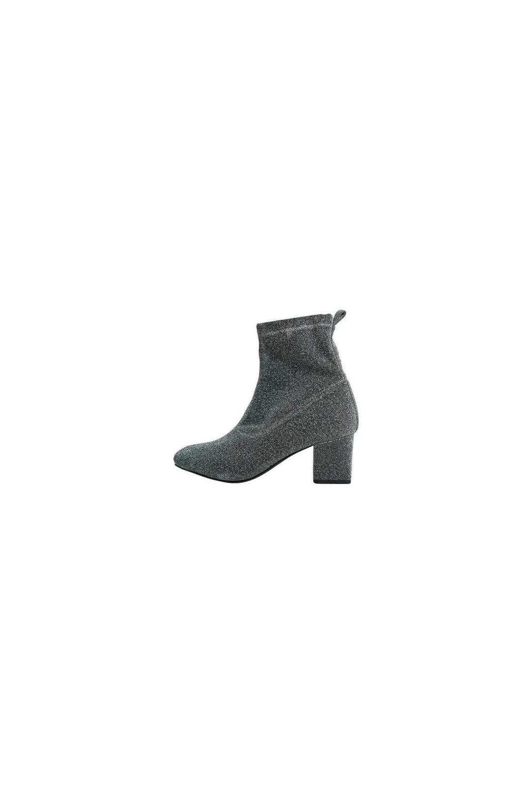 PSDONNA GLITTER BOOT DC PLATEADO