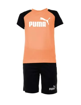 PUMA - Conjunto naranja y negro 847311 22 Niño/a