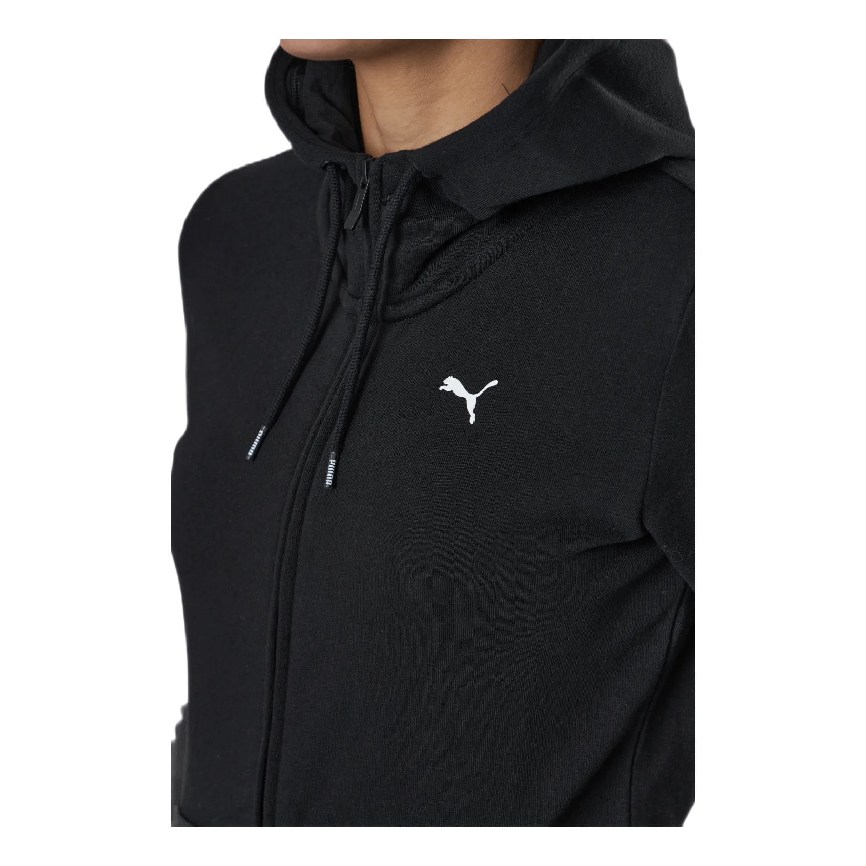 Puma Essential Small Logo Full-Zip Hoodie Tr Black