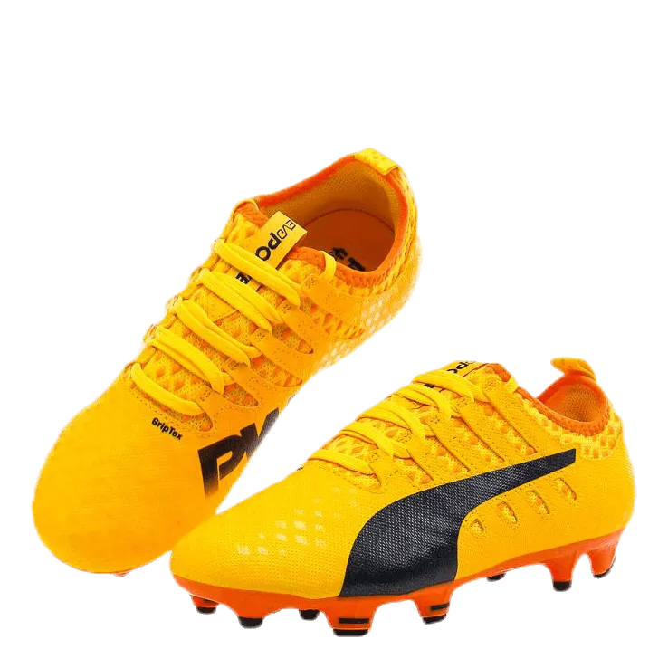 Puma evoPower Vigor 1 FG Jr Orange/Black