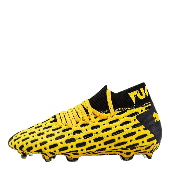 Puma Future 5.1 Netfit FG/AG Junior Black/Yellow