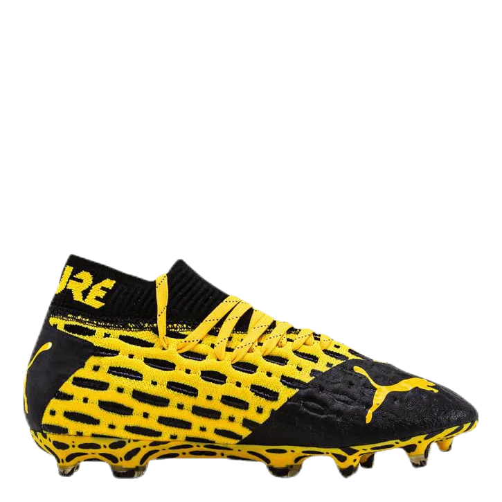 Puma Future 5.1 Netfit FG/AG Junior Black/Yellow