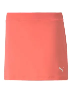 PUMA GIRLS SOLID KNIT SKIRT CORAL - FALDA JUNIOR