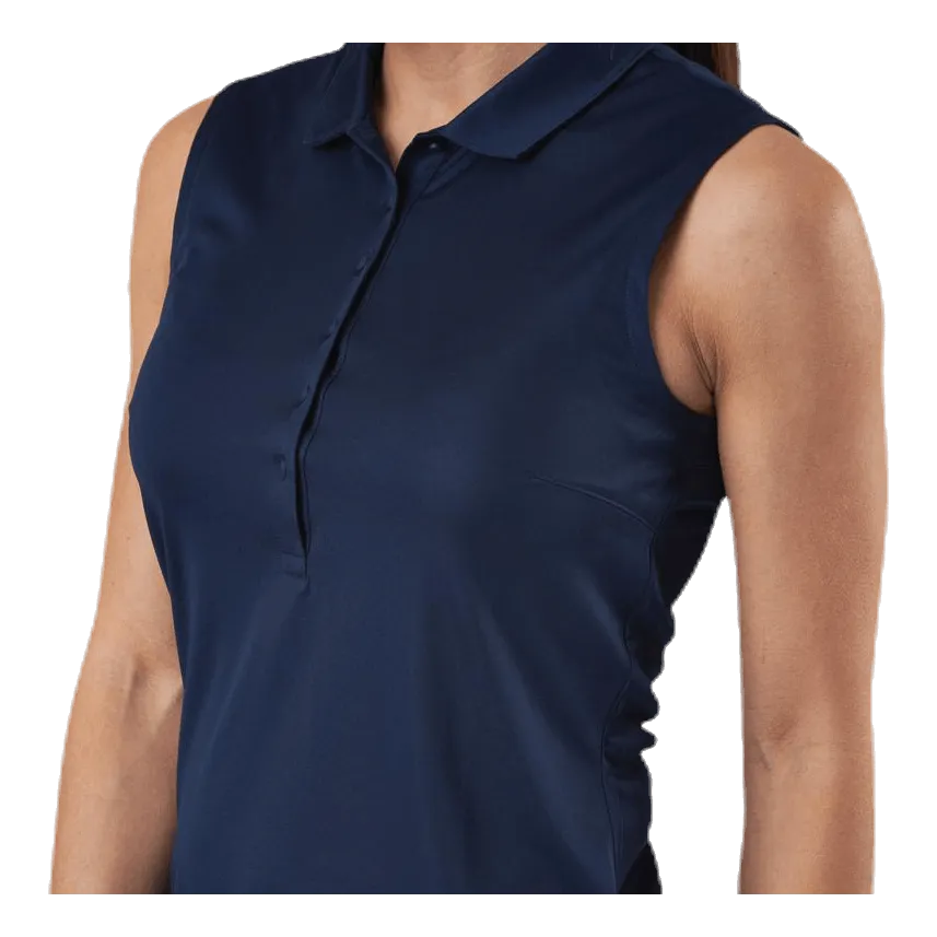 Puma Golf Rotation Sleeveless Polo Blue