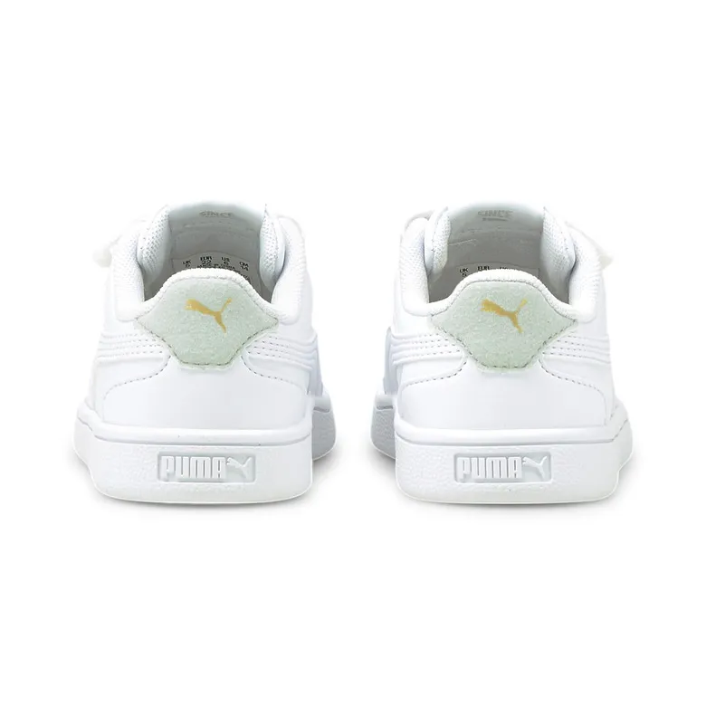 Puma Infants Shuffle V "White-Grey-Gold"