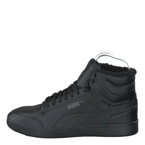 Puma Puma Shuffle Mid Fur Puma Black-puma Black