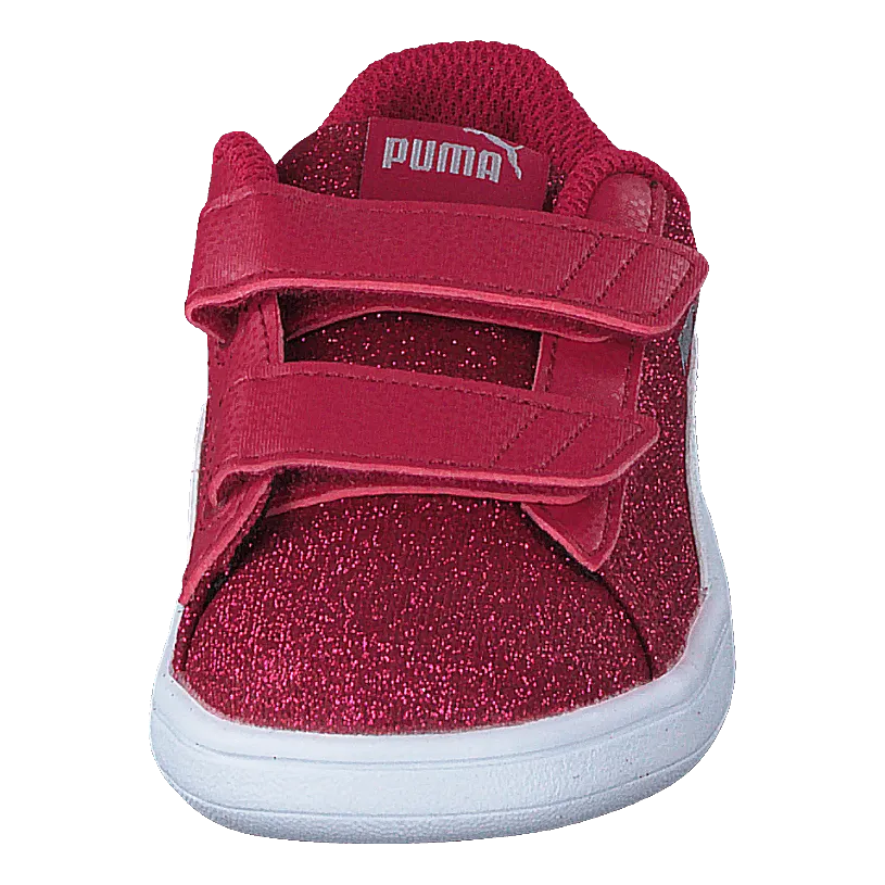 Puma Puma Smash V2 Glitz Glam V Inf Persian Red-puma White