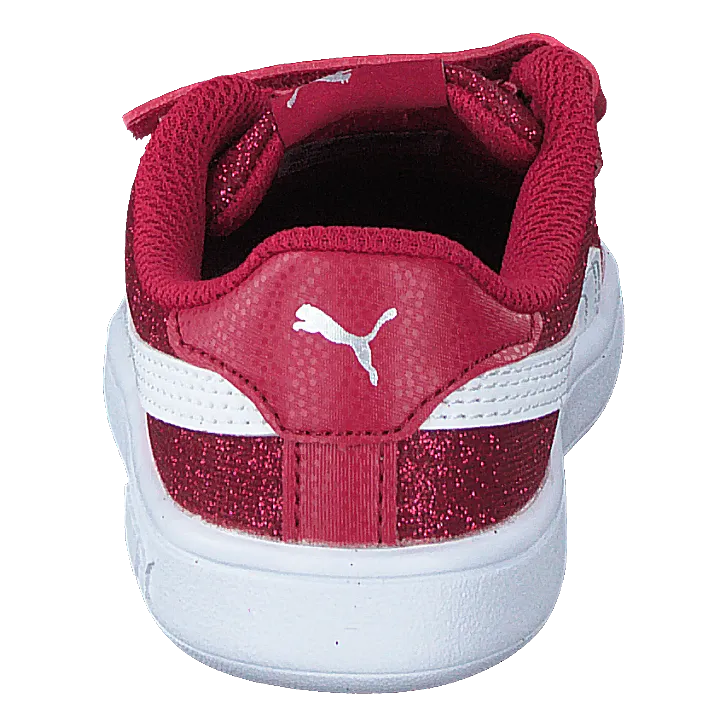 Puma Puma Smash V2 Glitz Glam V Inf Persian Red-puma White