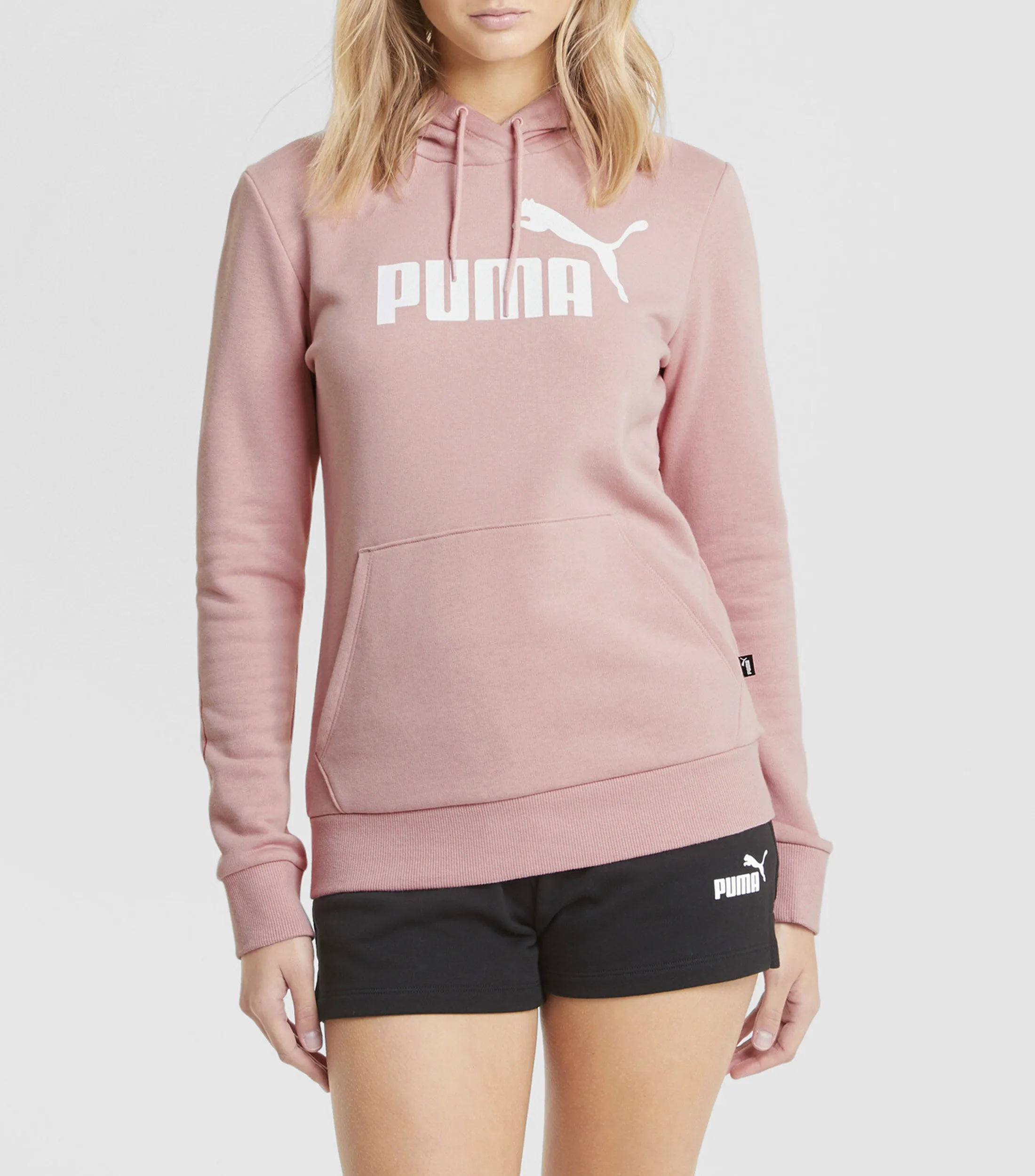 Puma Sudadera con Capucha Multideporte Essentials Logo Hoodie Tr Mujer