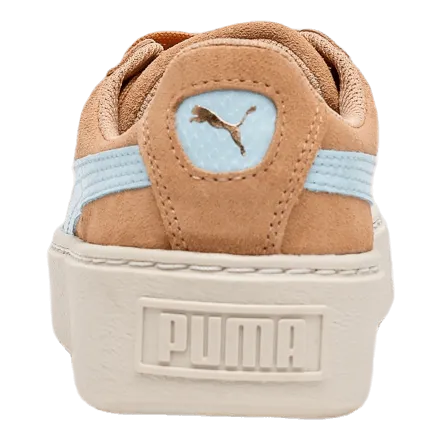 Puma Suede Platform Jr Gold