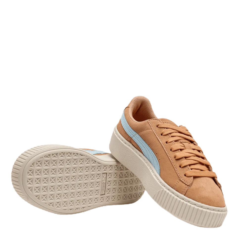 Puma Suede Platform Jr Gold