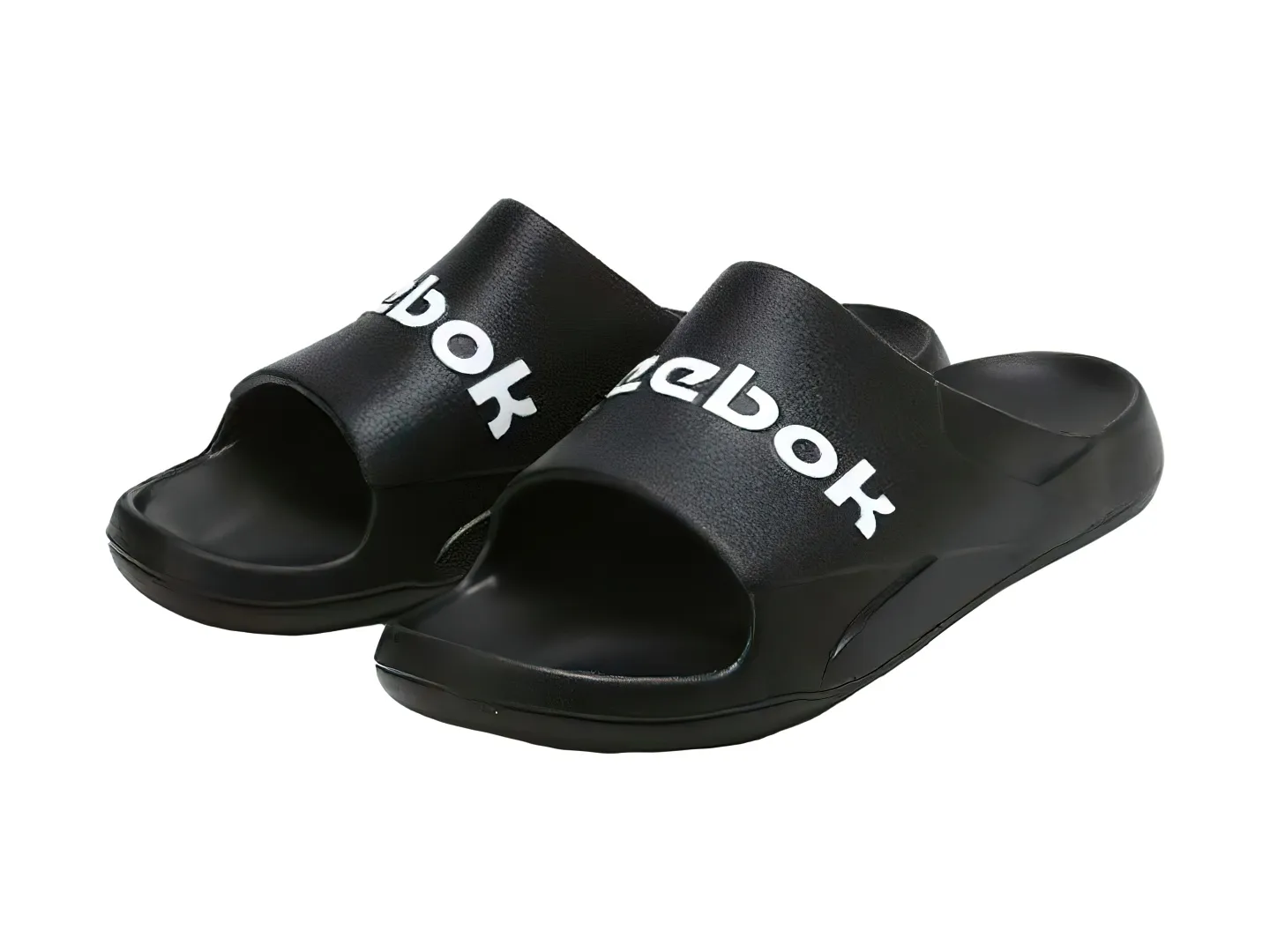 Reebok 100 208445 2788 Black Clean Slide 23