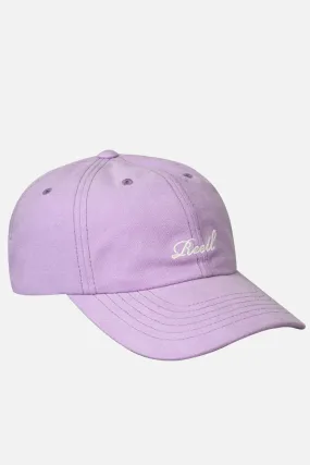 reell gorra single script lavanda