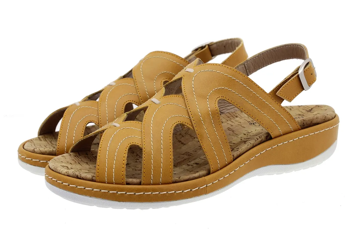 Removable Insole Sandal Mango Leather