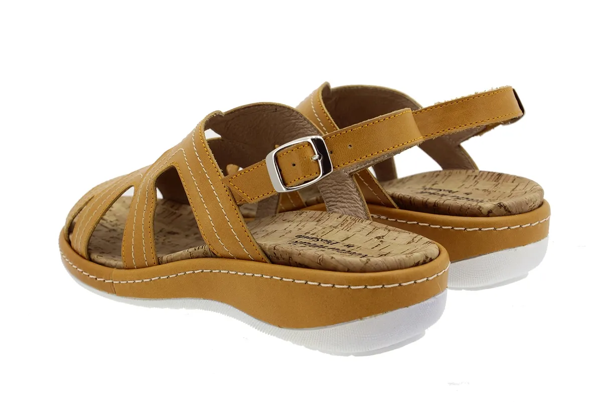 Removable Insole Sandal Mango Leather