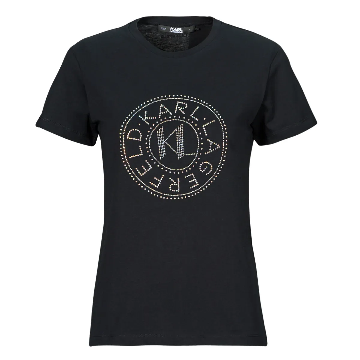 rhinestone logo t-shirt