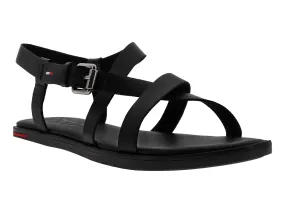 Sandalias Tommy Hilfiger 01809bds Negro Para Mujer