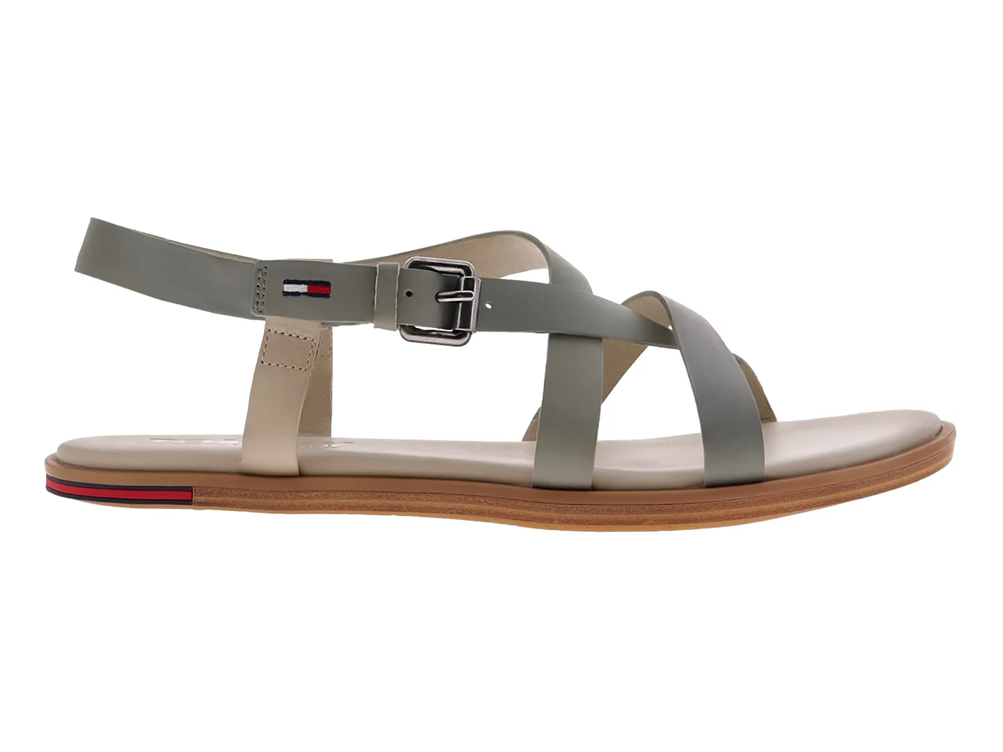 Sandalias Tommy Hilfiger Willow Plata Para Mujer