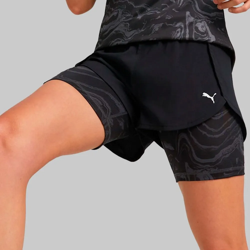 Short Puma Run 2 In 1 Mujer