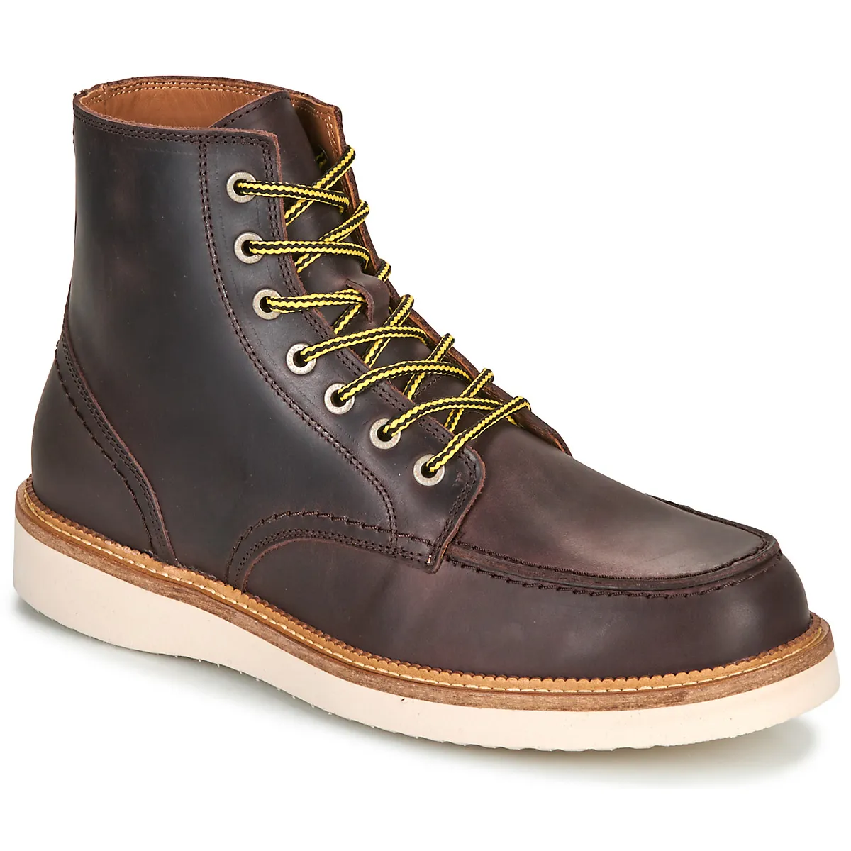 SLHTEO NEW LEATHER MOC-TOE BOOT