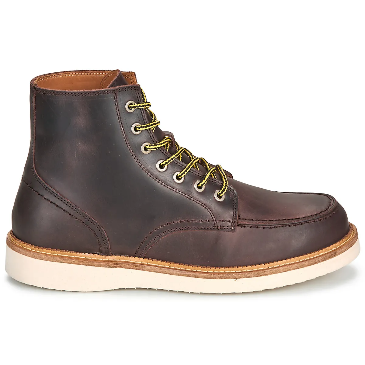 SLHTEO NEW LEATHER MOC-TOE BOOT