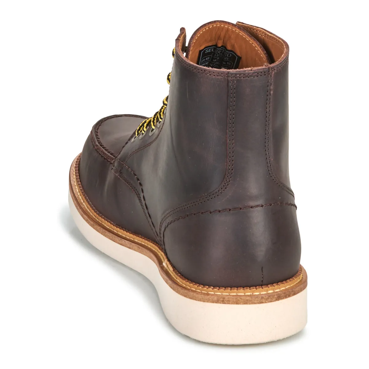 SLHTEO NEW LEATHER MOC-TOE BOOT