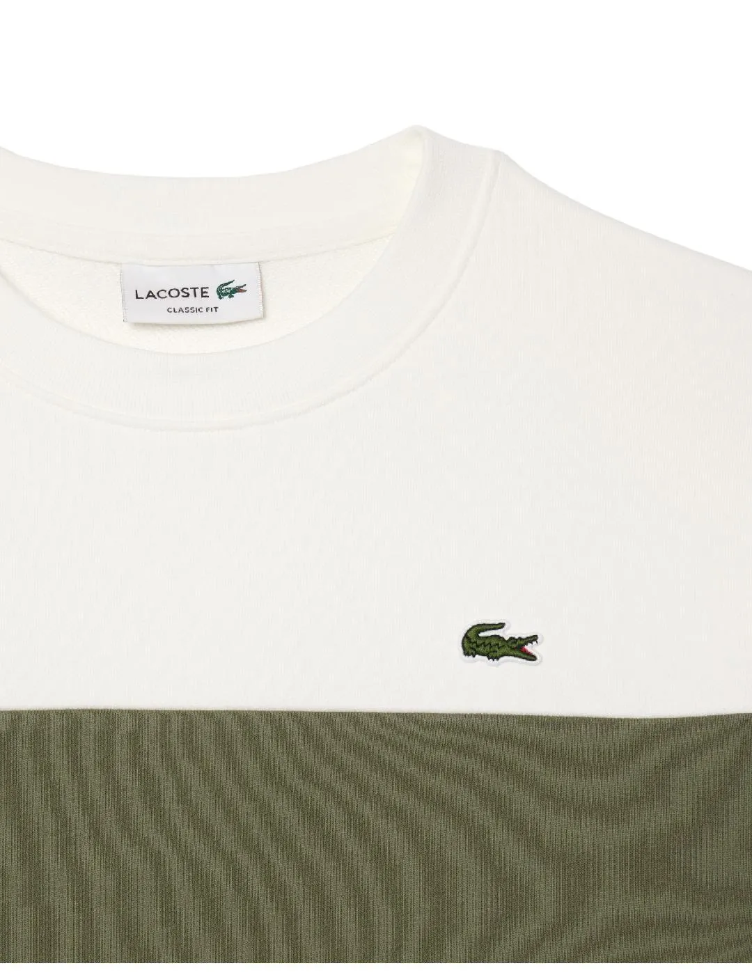 Sudadera bicolor Lacoste