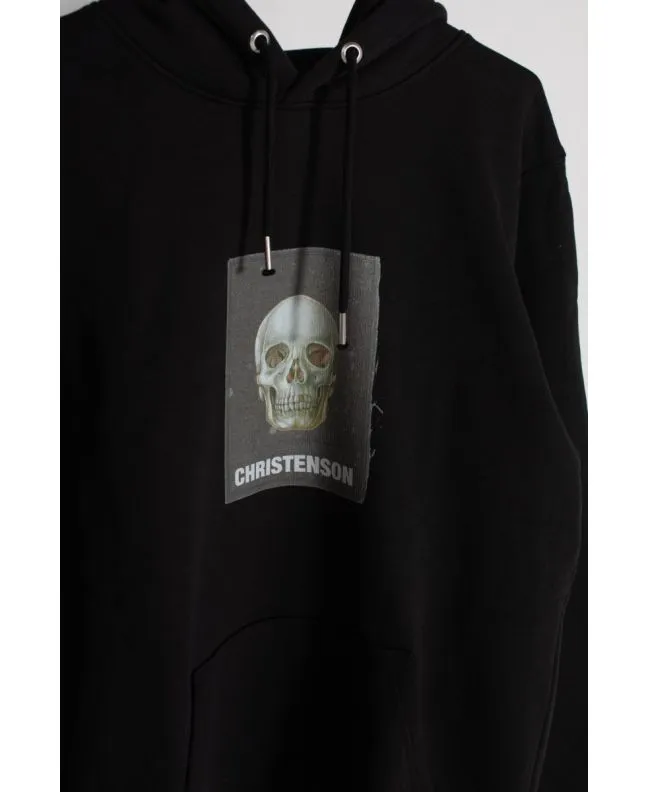 Sudadera con capucha Christenson Cigar Box Skull Negra