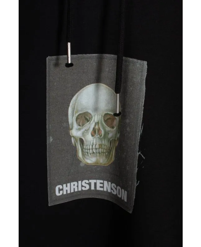 Sudadera con capucha Christenson Cigar Box Skull Negra