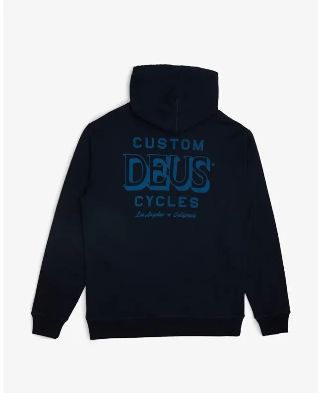 Sudadera con capucha Deus Ex Machina Billy Azul Marino 