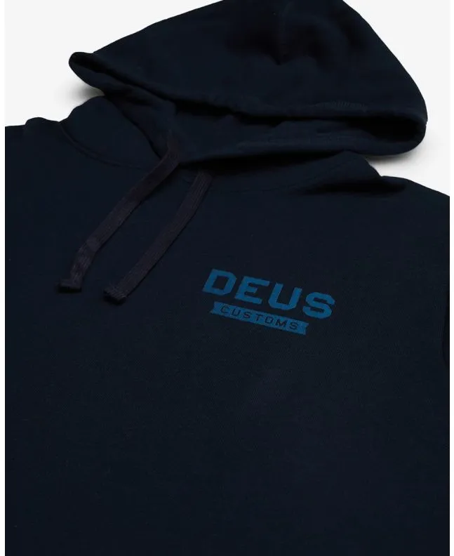 Sudadera con capucha Deus Ex Machina Billy Azul Marino 