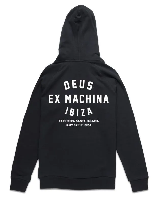 Sudadera con capucha Deus Ex Machina Ibiza Address Negra