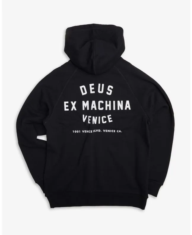 Sudadera con capucha Deus Ex Machina Venice Address Negra