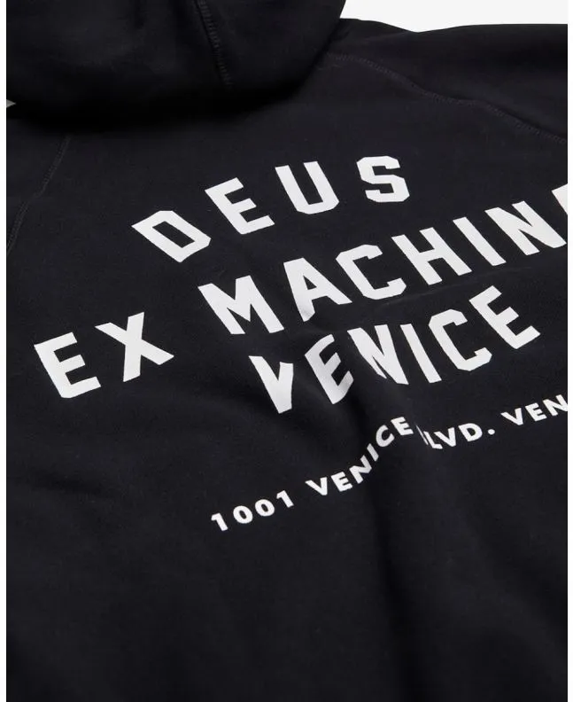 Sudadera con capucha Deus Ex Machina Venice Address Negra