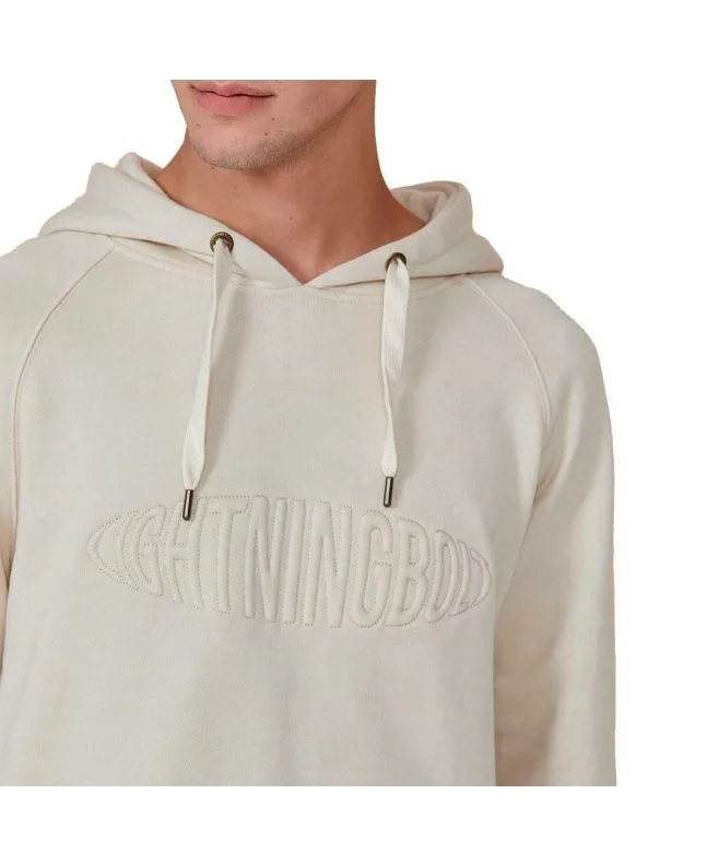 Sudadera con capucha Lightning Bolt Landscape Wide Blanca