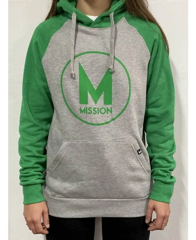 Sudadera con capucha Mission Ranglan Logo Unisex