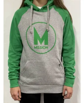 Sudadera con capucha Mission Ranglan Logo Unisex